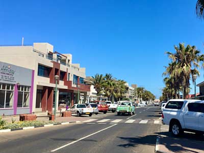 Namibia Walvis Bay shopping street