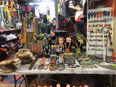 South Africa Durban Victoria Street Market Zulu handicrafts