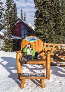 Coffee break at Big White