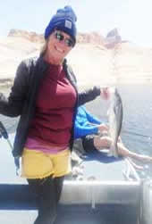 Glen Canyon fish in hand