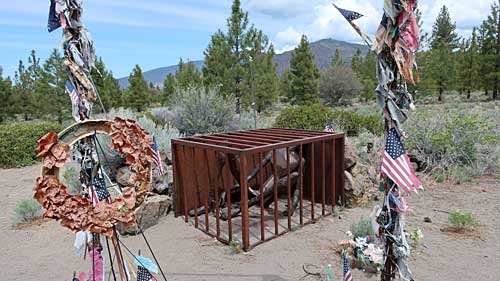 Oregon Living Memorial Sculpture Garden tokens left behind