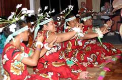 “Meke” or stylized Fijian dance