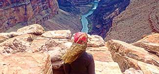Looking into Grand Canyon