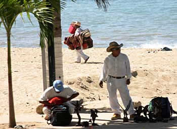 Puerto Vallarta beach vendor