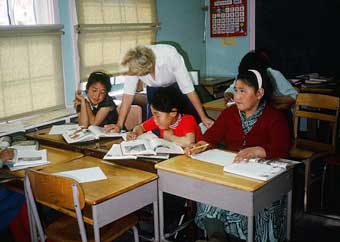 Kivalina learning in one room school house