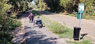 Wood River Trail users