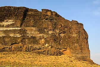 Fort Rock irregular magma wall