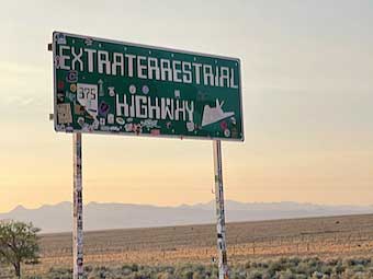 Highway 375 is known as the “Extraterrestrial Highway.