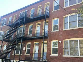 Tennessee Williams’ “Tom” delivered his monologues in “The Glass Menagerie” on these fire escapes.