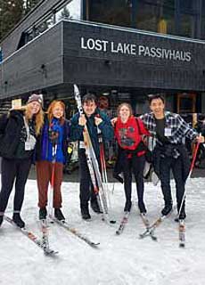 Cross country skiing at Whistler