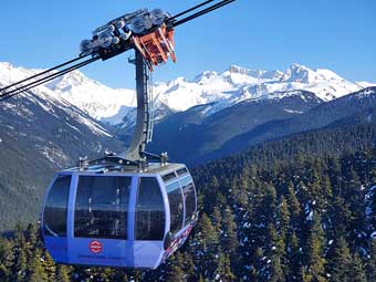 Whistler skiing