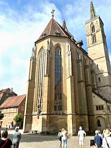 Rothenberg ob der Tauber’s church.