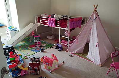 Not a Miwok villate (child's bedroom)