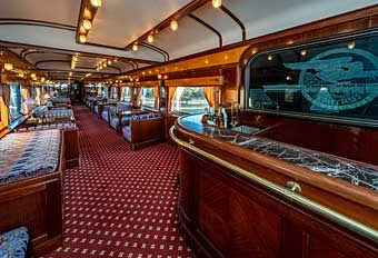 Grand Canyon Railway ome cars afford spectacular views of the countryside