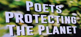 Sign saying Poets Protect the Planet