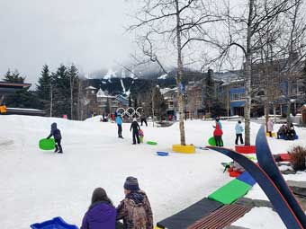 Whistler sledding