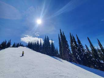 Whitefish skiing