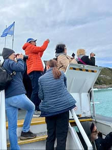 Patagonia, Lago Argentino boat exterior