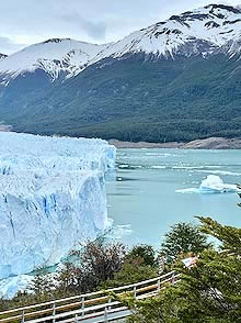 Patagonia, Perito Moreno Glacier from the trail