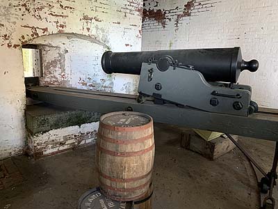 Alcatraz remnant cannon