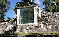 Yucatan becan structure mask window
