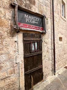 Marco Polo Shop in Korčula, Croatia