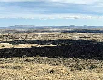 Lava Beds National Monument extensive lava flow