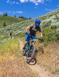 Mountain biking at Soldier Mountain
