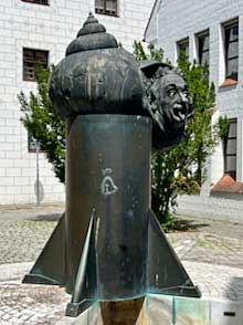 Ulm Einstein fountain