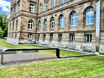 Ulm memorial to vitims of Third Reich's euthanasia statute
