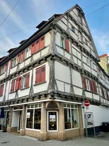 Half-timbered building in Ulm
