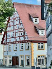Half-timbered building in Ulm