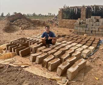 mud-bricks