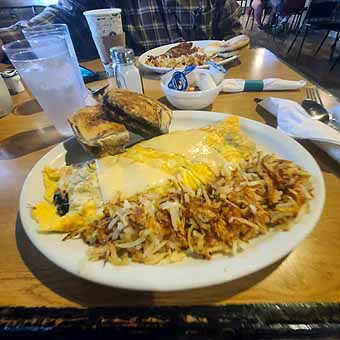 Bighorn Cafe omlette
