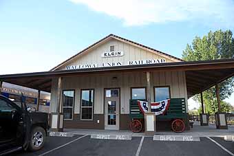 Wallowa Union Railroad Station Elgin Oregon