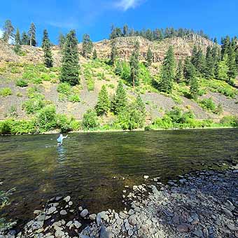 Wallowa River Oregon fly fishing