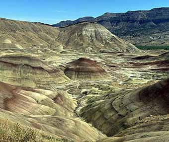 The John Day Painted Hills live up to their name.