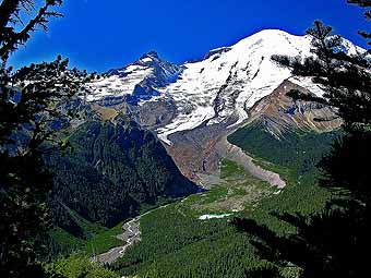Emmons Glacier on Mount Rainier
