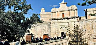 Malta, Mdina Bridge gate
