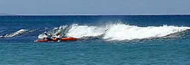 Layak surfing on Maui