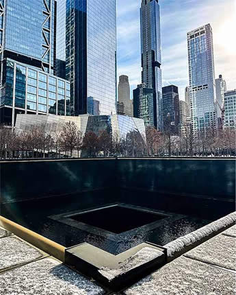 New York City fountain