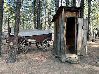 High Desert Museum outhouse