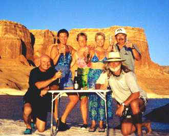 Lake Powell toast