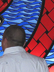 Tulalip stained glass