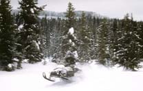 Sun Peaks snowmobiling