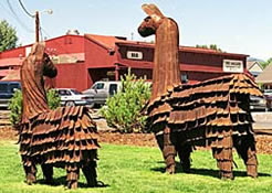 Llama sculpture