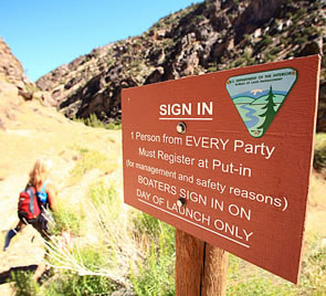 Entering Chukar Put-In, Gunnison River