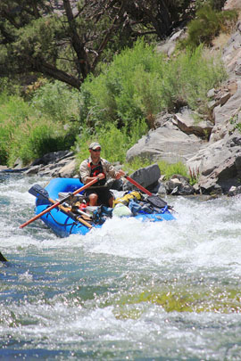 River Ranger Jeremy on the Gunnison River