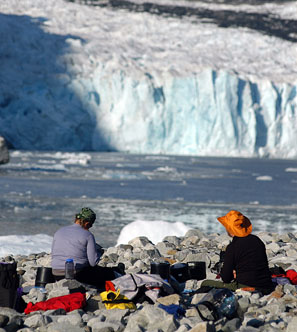 View of McBride Glacier on Glacier Bay