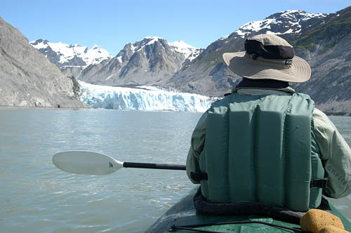 Kayaker's view from the 2nd seat